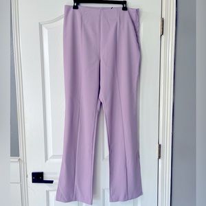 Lavender High Waist Slim Flare Pant